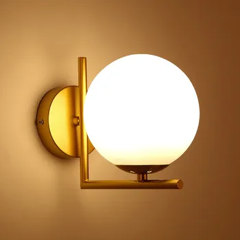 Ziemeļvalstu Radošo LED Luksusa Sienas lampas Dzīvojamā istabā, Metāla Modes Mūsdienu Minimālisma Gultas Sienas gaismas Guļamistaba Ķermeņi Apgaismojums