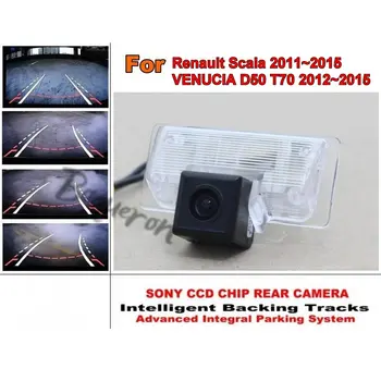 Intelligent Auto Stāvvietas Kamera / ar Dziesmas Modulis Atpakaļskata Kamera CCD Nakts Redzamības Par Renault Scala VENUCIA D50 T70 2011~2015
