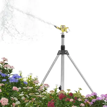 Sprinkleru, Lai Pagalmā 360 Grādu Rotējoša Statīva Smidzinātājs, Teleskopiskie Pagriežot Statīva Ūdens Sprinkleru, Lai Pagalmā Dārzi Lauksaimniecības Zeme