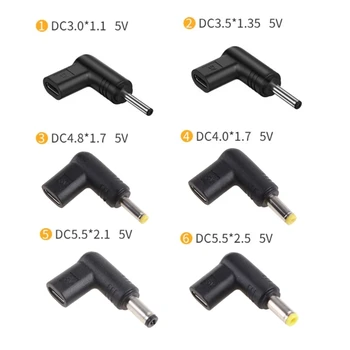 USB C uz Dc Strāvas Adapteri Lādēšanas Vadu Komplekti, Strāvas Adapteris, barošanas Vads 3A Uzlādes Adapteris Līdzstrāvas Barelu Ja