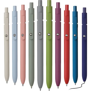 Gēla Tintes Pildspalvas Melnu Tinti Ātri Sausas Lodīšu Pildspalvas Soda Punktu Bagāžnieka Tintes Pildspalvas 0.42 mm Lodīšu Rakstot Pildspalvas Estētisko Pildspalvas