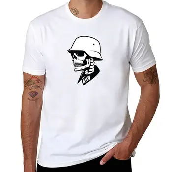 Jaunu galvaskauss no solider T-Krekls topi, T-krekls īsām Vīriešu t-krekls
