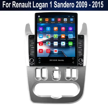 5GLTE +WIFI Android 12 Renault Logan 1 Sandero 2009. - 2015. Gadam Tesla Veida Automašīnas Radio Multimediju Video Atskaņotājs Navigācija GPS RDS