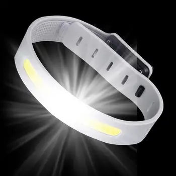 Nakts Darbojas Armband LED Gaismas, Āra Sporta Mirgo indikators USB Lādējamu Drošu Jostas Kāja Brīdinājuma Aproce Velo Lukturi