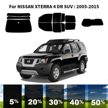 Sagrieztos nanoceramics auto UV Window Tint Komplekts Automobiļu Logu Plēves Priekš NISSAN XTERRA DR 4 SUV 2005-2015
