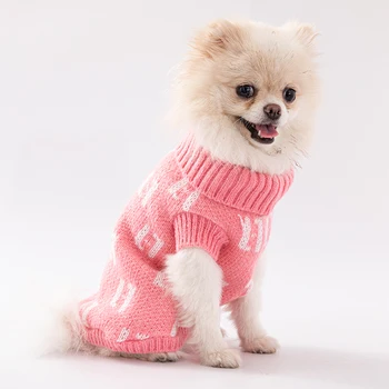 Suņu Apģērbu Maziem Suņiem Dachshund Ropa Honden Trui Suns Džemperis augstu uzrullētu apkakli Modes Pet Džemperis Jaka