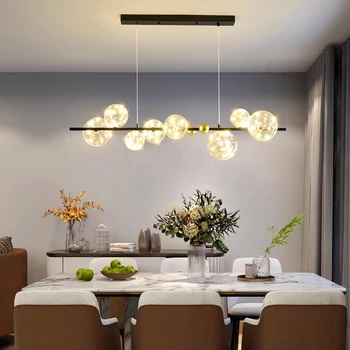 Mūsdienu pusdienot ēdamistaba Piekariņu gaismas iekštelpu apgaismojums Griestu lampas dekors gaismas led Lustras par dzīvojamo istabu iekštelpu lightin