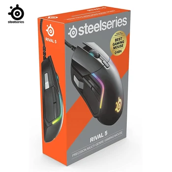 SteelSeries Pretinieku 5 Spēļu Pele PrismSync RGB Programmējamās Pogas FPS, MOBA, MMO,Battle Royale TrueMove Gaisa Optisko Sensoru