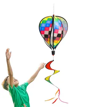 Karstā Gaisa Balons Vēja Spinners Varavīksnes Pinwheel Āra Wind Chimes Varavīksnes Karstā Gaisa Balons Viegli Uzstādīt,noņemamu,viegli Uzglabāt