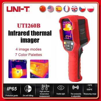 VIENĪBAS UTi260B Thermal Imager Medību -15℃~550℃ Siltuma Kameras USB Termometru Infrasarkano Siltuma starojuma Kameru Remonts
