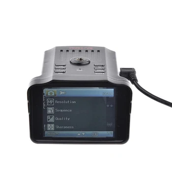 HD 1080P Dash Cam 2-in-1 Car DVR Auto Paneļa Kameras Smart Radaru Detektors Anti Radaru Detektors Ar angļu krievu Balss Brīdinājumi