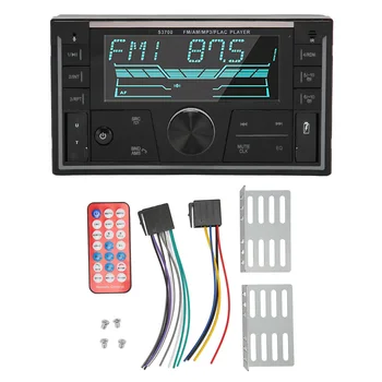 2Din Auto Radio ar MP3 Atskaņotāju, Universal Audio Atskaņotāju, Auto Pozicionēšanas Atrast USB AUX Ieeja Dual Bluetooth brīvroku Balss Palīgs