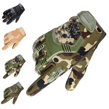 Āra Sporta Cimdi Militāro Ventilators Tactical Cimdi Jāšanas Apmācība Šaušanas Combat Defense Neslīdoša Silti Cimdi Pilna Pusi Pirkstu