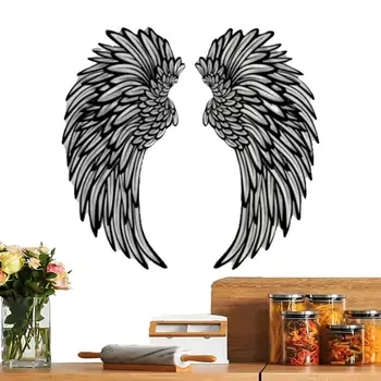 Eņģeļa Spārnus Sienas Tukšums Sienas Eņģeļa Spārnus Mākslas Skulptūru Stilīgs Debesu Dizains, Iekštelpu/Āra Guļamistaba Studiju Biroji