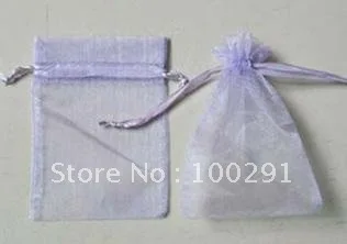 500pcs/daudz gaiši violetā Rotaslietas Dāvanu Organza soma 11*14cm dāvanu maisiņi, kāzu maisiņš vienkāršā krāsa