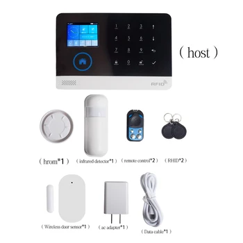 Bezvadu WiFi smart home security DIY signalizācijas sistēmu,durvju un logu sensoriem, signāls, savienojams ar Alexa, nav mēneša maksa