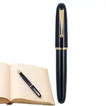 Papildus Naudas Sodu Nib Pildspalvas Sveķu 9019 Augstas Ietilpības Tintes Converter Metāla Uzgaļiem Elegants Zelta Klipu Pildspalvu Dāvana Kolēģiem
