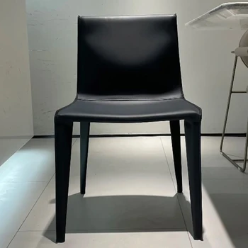 Birojs Mūsdienu Krēsli Ēdamistabas Ergonomisks Dizains Minimālisma Grims Darba Krēsli, Guļamistabas Notikumiem Puse Ādas Sandalyeler Mēbeles