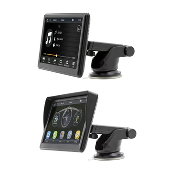 7 Collu Auto Radio Touch Ekrāns, Bezvadu Carplay Android Auto MP5 Player Bluetooth saderīgu Portatīvo Auto Stereo Regulējams Statīvs
