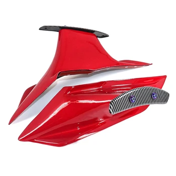 Motociklu Aptecētājs Komplekts Aerodinamisko Spārnu Fiksētu Winglet Aptecētājs Ārējie Vāks CBR650R 2019-2021 Sarkana