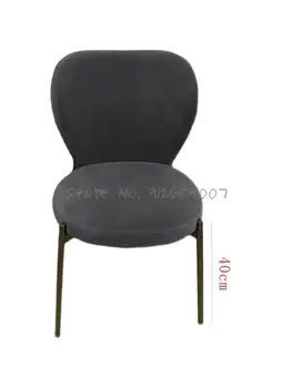 Itālijas Minimālisma Ēdamistabas Krēslu Mājās, Nelielā Dzīvoklī, Restorāns Atzveltnes Krēsls Modernā Minimālisma Dizainers Neto Sarkans Krēsls Mīksts