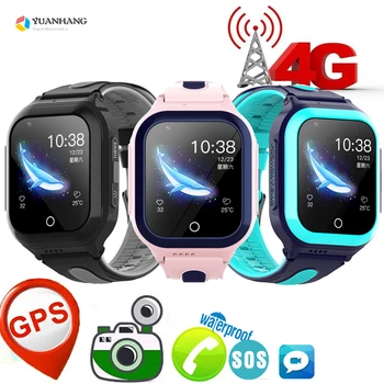 IP67 Waterproof 4G Tālvadības Kameru, GPS, WI-FI Bērns Studentu Smartwatch SOS Video Zvanu Monitors Tracker Atrašanās vieta Android Tālrunis Skatīties