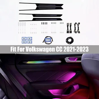 23 Gaismas 30 Krāsu Apkārtējās Gaismas piemērots Volkswagen CC 2021 2022 2023 RGB Phantom Star Space Panelis Auto Atmosfēru Lampas