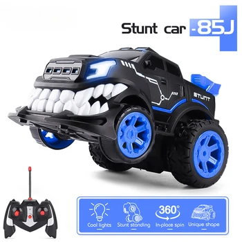 Mini RC Automašīnām 360° Spin Dejas Rotaļlieta Ar LED Gaismas Triks Tālvadības Automašīnas Drift Monster Truck Bērniem, Rotaļlietas, Dāvanas