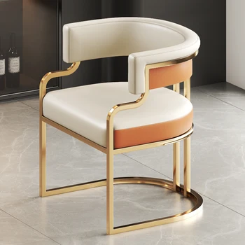 Kāzu Mobilo Metāla Krēsls, Virtuves Zelta Ergonomisks Bārs Akcentu Ēdamistabas Krēsli Roku Dizains Taburetes De Bārs Modernās Mēbeles