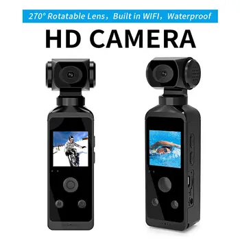Jauns 4K Kabatas Videokamera 1080P HD Cam 1.3