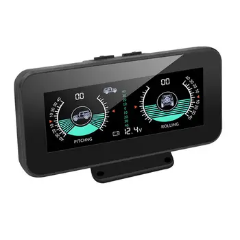 Apvidus Auto Digitālās Inclinometer Guage Slīpuma Leņķa Indikators Līmeņa Trases Metru M50 Kompass Inclinometer Spidometrs
