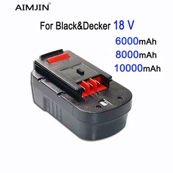 18V 10000mAh Batterie Pour Outil Electrique Black & Decker A18 A1718NH Lietotāja Ins B18 HPB18-OPE FS1800CS FS1800D-2 FS1800ID