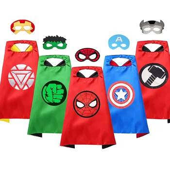 Supervaronis, Apmetņi un Bērniem Halloween Cosplay Hulk, Spiderman Captain America Dubultā Sānu Apmetņi Supervaroņu Rotaļlietas Bērniem