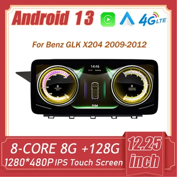 10.25 Collu Android 13 Auto Raido 4G Lte Benz GLK X204 2009. - 2012. Gadam Multimedia Player Monitori Audio Auto Navigācija GPS