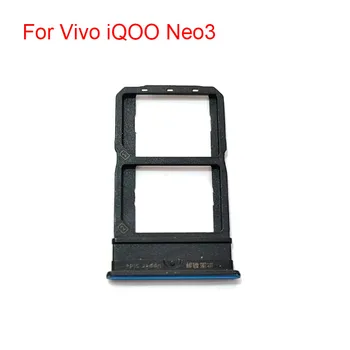 Par Vivo iQOO Neo3 Sim Karšu Lasītāja Turētājs Sim Kartes ligzda Turētāja Slotu Adapteri, Rezerves daļas