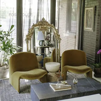 Personalizētu Dizainers Viesistabas Krēsli Vienu Sofa Atpūtas Krēsls Dzīvojamās Istabas Mēbeles Nordic Hotel Villa Atpūtas Dīvāns Krēsls