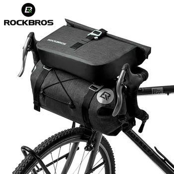 Rockbros bicicleta Soma Liela Kapacitāte Ūdensizturīgs Priekšā Caurules 2023 Soma MTB Stūres Soma Priekšējais Rāmis Bagāžnieka Pannier Velosipēdu Piederumi