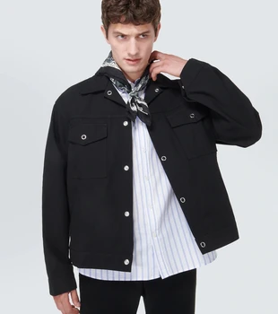 Jaunā minimālisma jaka jaka, vīriešu zaudēt montāžas gadījuma modes darba apģērbs, braukā atmosfēras top, vīriešu melna jaka