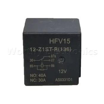 Bezmaksas piegāde 10pcs/daudz relejs 12VDC 40A 5PIN HFV15/12-Z1ST-R