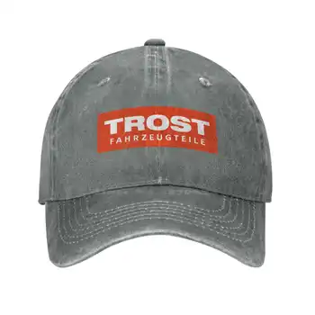 Trost Logo Modes kvalitātes Džinsa cepurīte Adīta cepure Beisbola cepure
