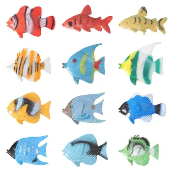 Figūriņas Apdare Amatniecības Mini Tropu Zivis Skaitļi Mācību Izglītojošas Rotaļlietas Bērniem