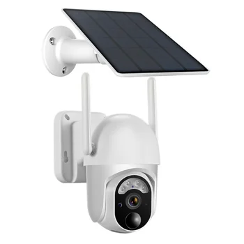 Saules Panelis Powered Āra 3MP Novērošanas Kamera WiFi 4G PTZ IP CCTV Mājas Drošības Kameru Sistēmas Bezvadu