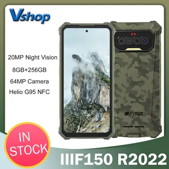IIIF150 R2022 Izturīgs 64MP Kamera 20MP Nakts Redzamības 8GB+256 GB 6.78 collu Android 11 MTK Helio G95 Octa Core NFC Cellphon