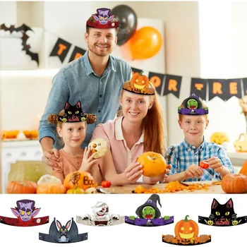 Halloween Dekorēšanai Papīra Cepuri Helovīna Svētki Bērnu Partijas Apdare Gradācijas Puse Rotājumi 2022