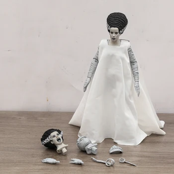 NECA Universālā Monstriem Bride of Frankenstein Galvenais Darbības Attēlā Lielisks Paraugs Rotaļlietu Dāvanu Kolekciju