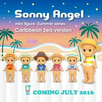 Sonny Eņģelis Vasaras Sērija Blind Lodziņā Karību Jūras Versija Cute Lelle Pārsteigums Box Mini Attēls Galda Modeli, Rotaļlietas, Rotājumus Bērniem Dāvanu
