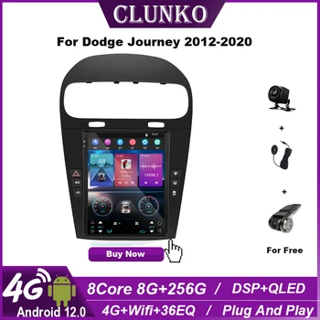 Clunko Par Dodge Journey 2012. - 2020. Gadam Android Auto Radio Stereo Tesla Stila Ekrāns, Multimediju Atskaņotājs, Carplay Auto 8G 256G 4G GPS