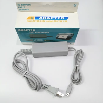 30pcs MUMS Pievienojiet Mājas Ceļojuma Lādētājs AC Strāvas Adapteri Lādēšanas Kabeli Nintendo Wii U Spēļu Konsole