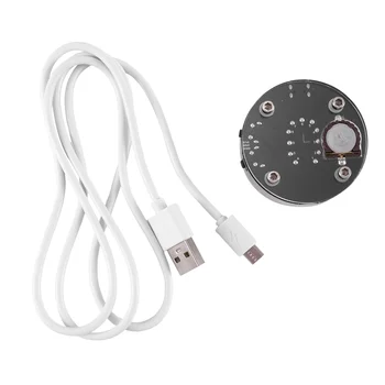 JO-12 Nixie Pulkstenis RGB, Audio Elektronisko Piederumi DIY Viena Caurule, kas Spīd Pulkstenis Micro-USB DC5V