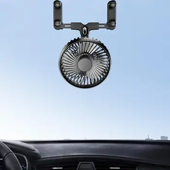 Auto Fanu Kravas Automašīnu Spēcīgas Vēja Ventilators Automobiļu Regulējams 360 Grādu Grozāms Zems Trokšņa Līmenis Viegla Piederumi Gaisa Cirkulācijas Ventilatoru